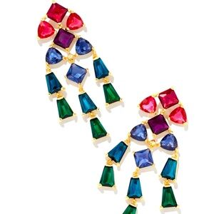 Kendra Scott Blair Statement Earrings - Multi Color Chandelier earrings